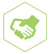 Handshake icon for responsibility
